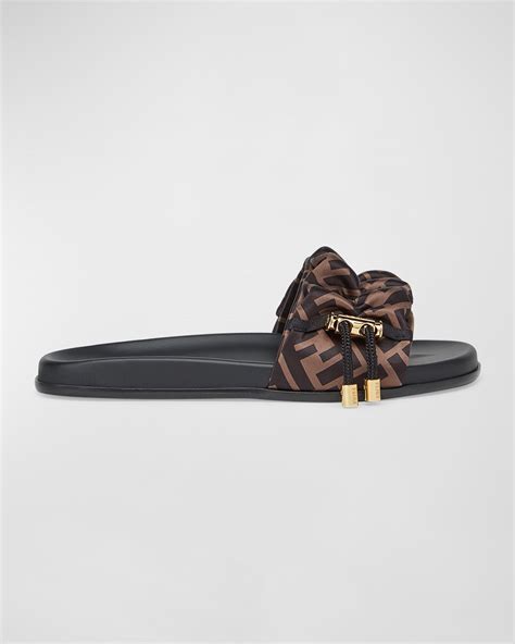 fendi jacquard sandals|neiman marcus Fendi ff sandals.